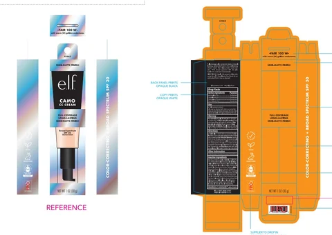 e.l.f. Camo CC Cream SPF 30 Medium 330 W / e.l.f. Camo CC Cream SPF 30 Fair 140 W / e.l.f. Camo CC Cream SPF 30 Tan 400 W / e.l.f. Camo CC Cream SPF 30 Light 205 N / e.l.f. Camo CC Cream SPF 30 Tan 514 C / e.l.f. Camo CC Cream SPF 30 Light 280 N / e.l.f. Camo CC Cream SPF 30 Medium 370 N / e.l.f. Camo CC Cream SPF 30 Tan 460 W / e.l.f. Camo CC Cream SPF 30 Fair 120 N / e.l.f. Camo CC Cream SPF 30 Medium 310 C / e.l.f. Camo CC Cream SPF 30 Tan 450 N / e.l.f. Camo CC Cream SPF 30 Deep 500 W / e.l.f. Camo CC Cream SPF 30 Fair 125 C / e.l.f. Camo CC Cream SPF 30 Rich 650 C / e.l.f. Camo CC Cream SPF 30 Medium 355 W / e.l.f. Camo CC Cream SPF 30 Tan 425 N / e.l.f. Camo CC Cream SPF 30 Fair 100 W / e.l.f. Camo CC Cream SPF 30 Deep 530 W / e.l.f. Camo CC Cream SPF 30 Deep 560 C / e.l.f. Camo CC Cream SPF 30 Rich 660 N / e.l.f. Camo CC Cream SPF 30 Light 250 W / e.l.f. Camo CC Cream SPF 30 Rich 610 N / e.l.f. Camo CC Cream SPF 30 Deep 510 C / e.l.f. Camo CC Cream SPF 30 Fair 150 C / e.l.f. Camo CC Cream SPF 30 Light 210 N / e.l.f. Camo CC Cream SPF 30 Rich 620 W / e.l.f. Camo CC Cream SPF 30 Rich 640 W / e.l.f. Camo CC Cream SPF 30 Light 240 W / e.l.f. Camo CC Cream SPF 30 Deep 540 N / e.l.f. Camo CC Cream SPF 30 Medium 375 N packaging