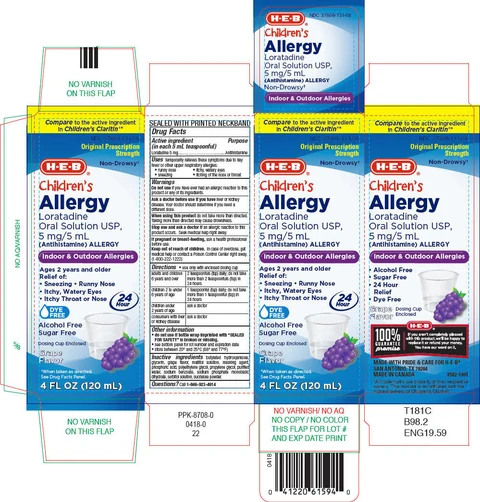 Childrens Loratadine Sugar Free packaging