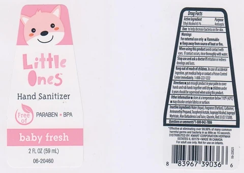 Little OnesBaby Fresh Sanitizer packaging