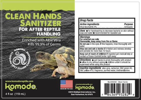 Clean Hands Sanitizer 포장