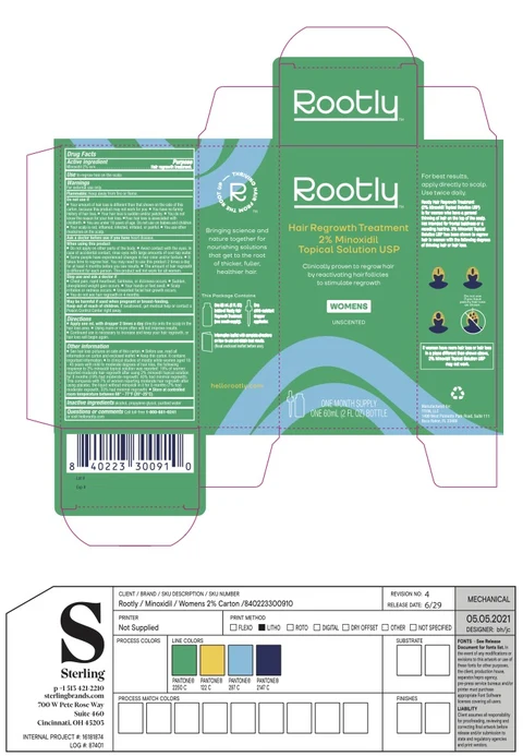 Rootly Hair Regrowth Treatment for Women packaging