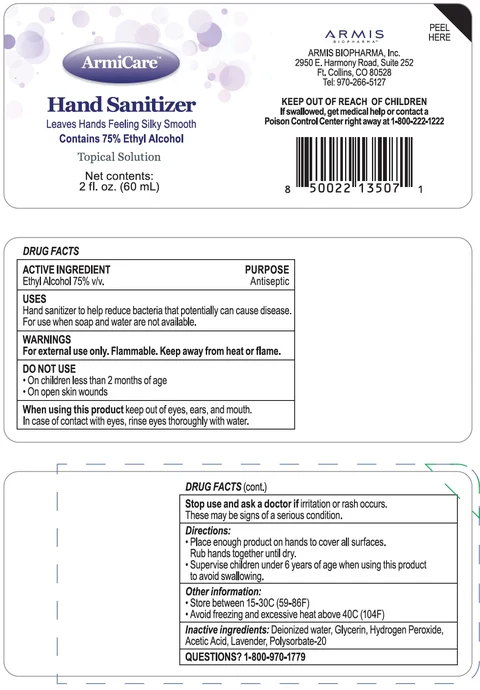 ArmiCare Hand Sanitizer 포장