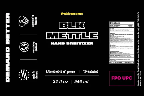 Hand Sanitizer packaging