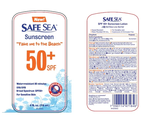 Safe Sea SPF 50 포장