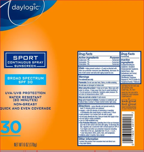 Sport Sunscreen SPF 30Daylogic packaging