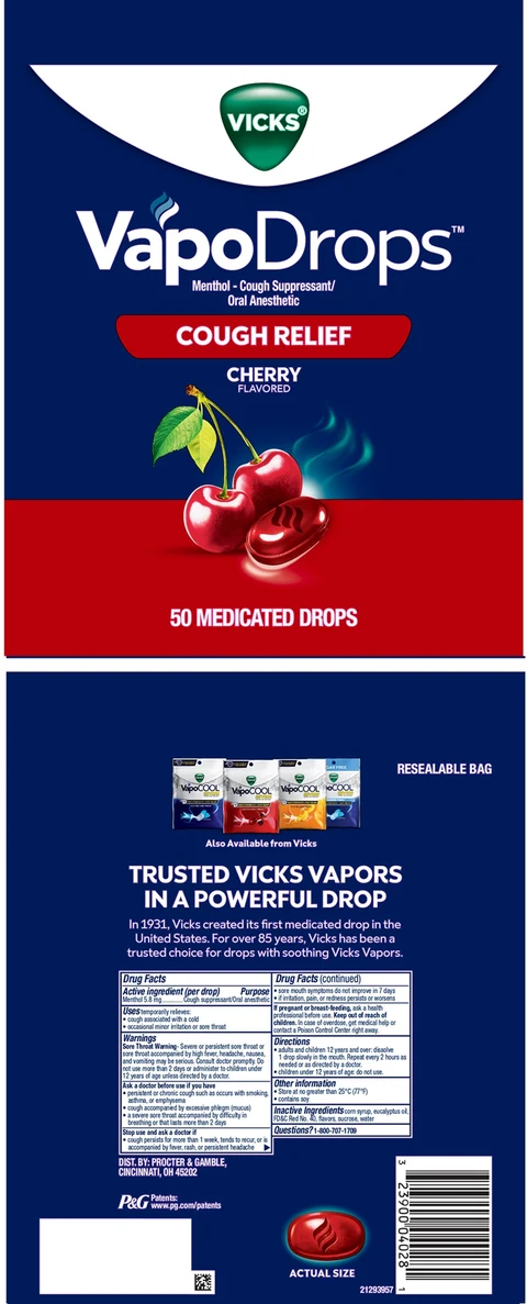 Vicks VapoDrops 포장