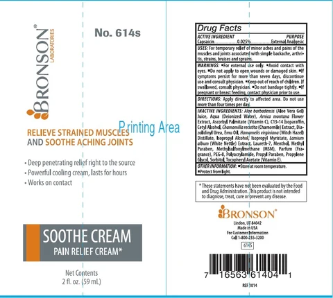 BRONSON SOOTHE Pain Relief 포장
