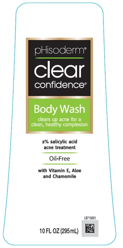 pHisoderm Clear Confidence Body Wash 포장