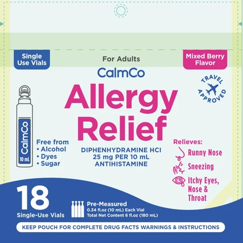 CalmcoAllergy Relief 포장