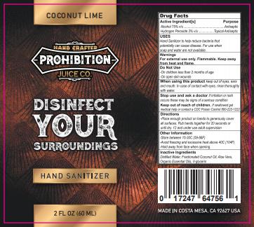 Hand Sanitizer packaging