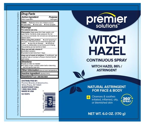 Witch Hazel packaging