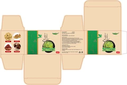Wormwood Belly Button Patch packaging