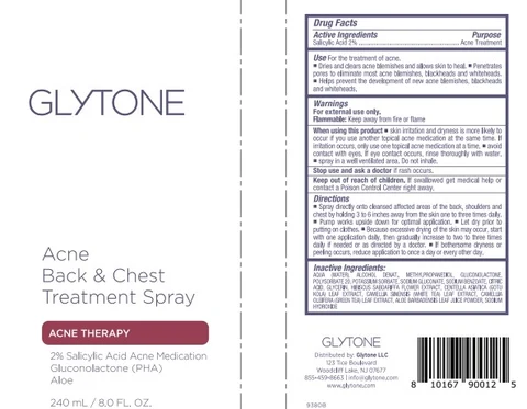 Acne Back Chest Treatment 포장