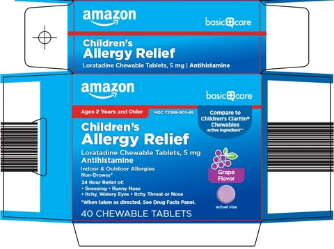 Basic Care Childrens Allergy Relief 포장