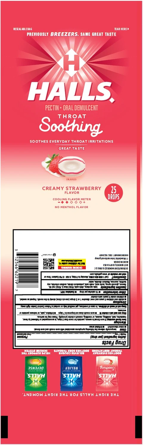 BreezersCreamy Strawberry packaging