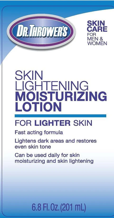 DR. THROWERS SKIN LIGHTENING MOISTURIZING 포장