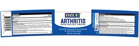 DZUL ARTHRITIS PAIN RELIEF 포장
