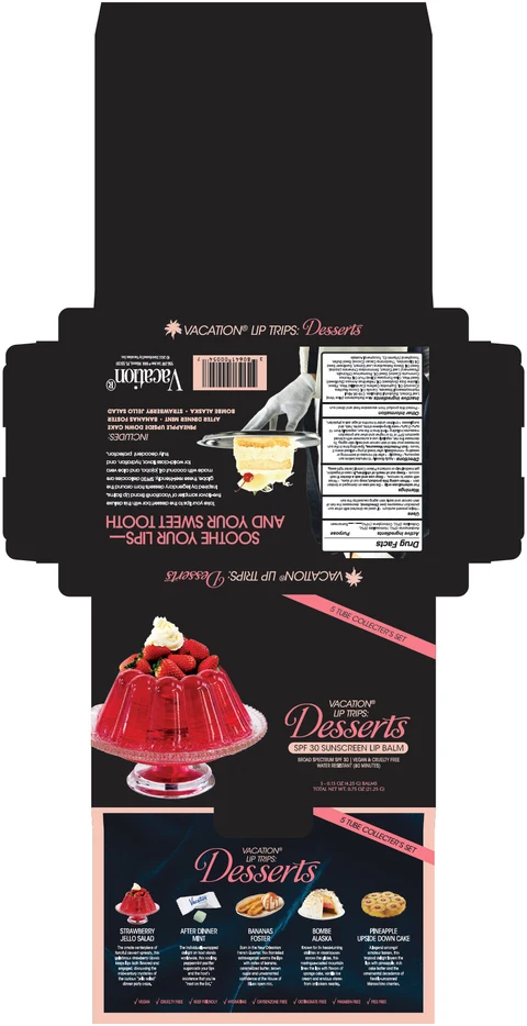 Vacation Lip Trips Desserts 포장