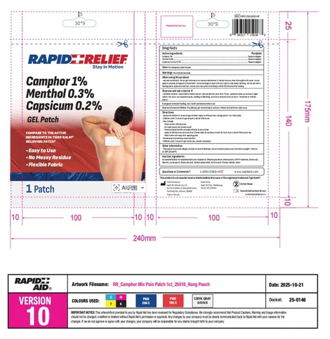 Rapid Relief 포장