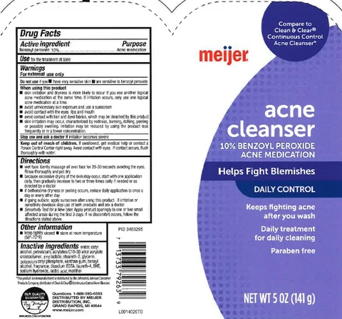Acne Cleanser packaging