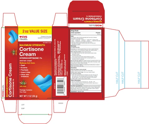 CVS Health Hydrocortisone Anti Itch packaging