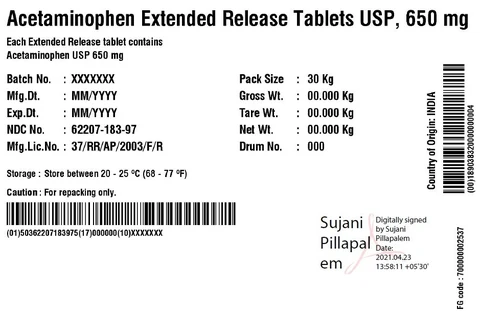 ACETAMINOPHEN 포장