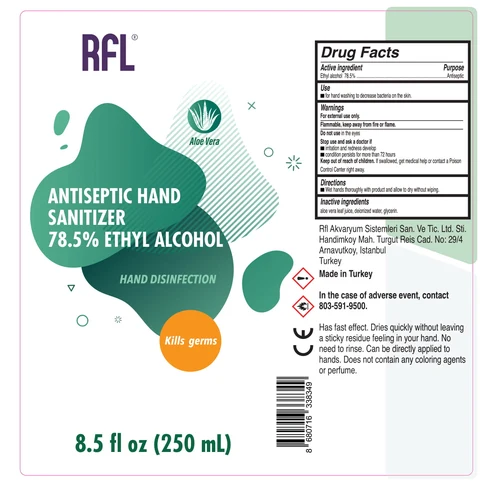 RFL Antiseptic Hand Sanitizer 포장