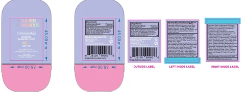 CabanaMilk Mineral Barrier FluidSPF 50 포장