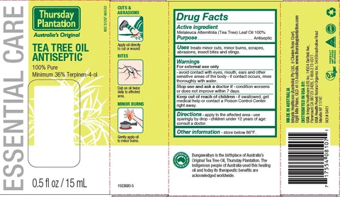 Tea Tree Antiseptic packaging