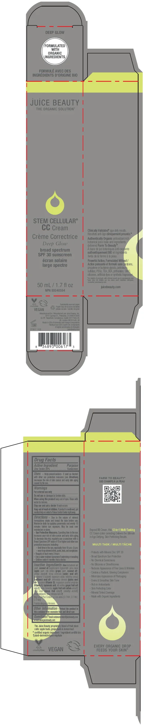 PRINCIPAL DISPLAY PANEL - 50 mL Tube Carton - Deep