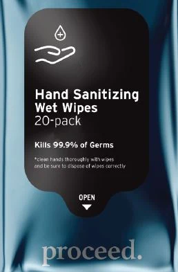 Sanitizing Alcohol Free Wipes 포장