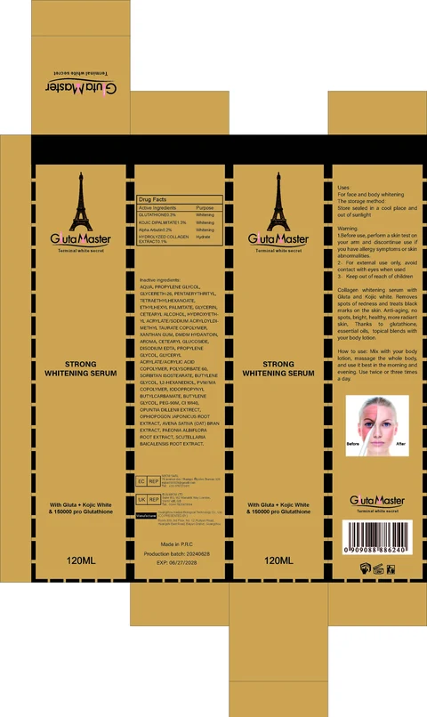STRONG WHITENING BODY SERUM 포장