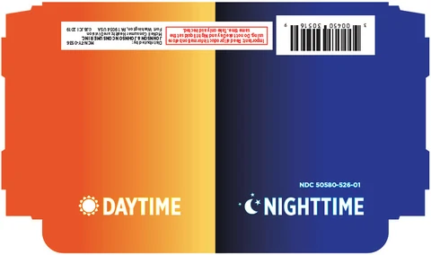 Tylenol Cold Plus Flu Severe Day and Tylenol Cold Plus Flu Plus Cough Night 2-pack 포장