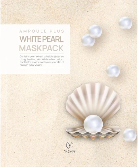 YOMA AMPOULE PLUS WHITE PEAL MASK PACK packaging
