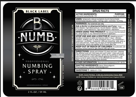 BLACK LABELB NUMB 포장