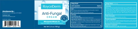 RoyceDerm Anti-Fungal Cream 포장