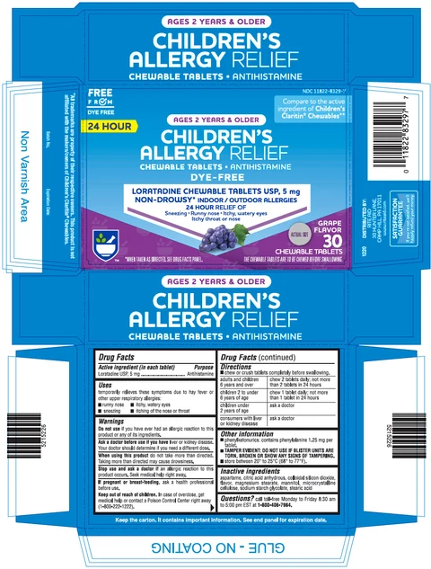DYE-FREE CHILDRENS LORATADINE 포장