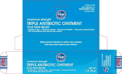 Triple Antibiotic PlusMaximum Strength packaging