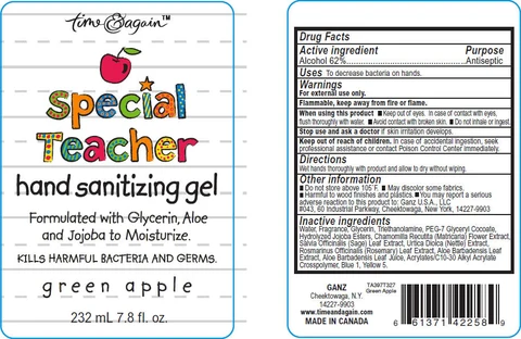 HAND SANITIZING SPECIAL TEACHER GREEN APPLE 포장