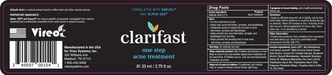 CLARIFAST One Step Acne Treatment 포장