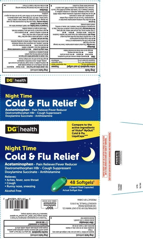 Cold and Flu ReliefNighttime 포장