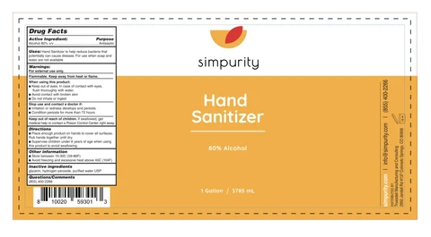 Hand Sanitizer packaging
