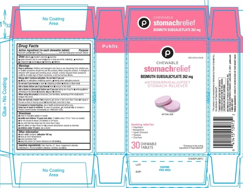 Chewable Stomach Relief packaging