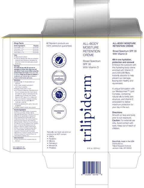 TriLipidermBroad Spectrum SPF 30 packaging