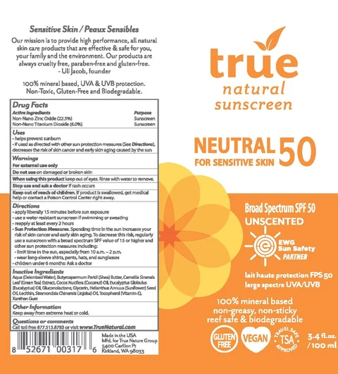 True Natural NEUTRAL 50 포장