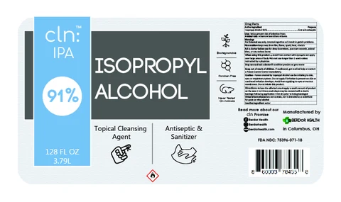 Isopropyl Alcohol 포장