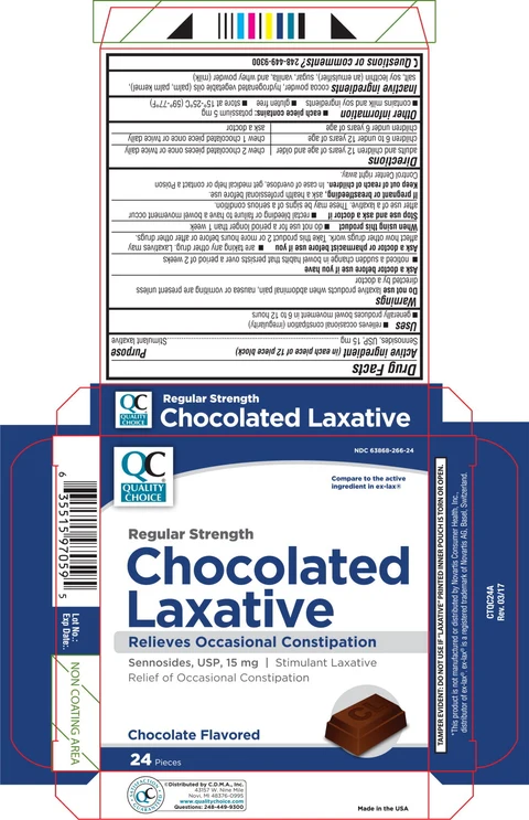 Chocolated Laxative packaging