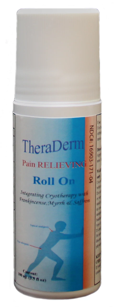 Thera Derm Roll On packaging