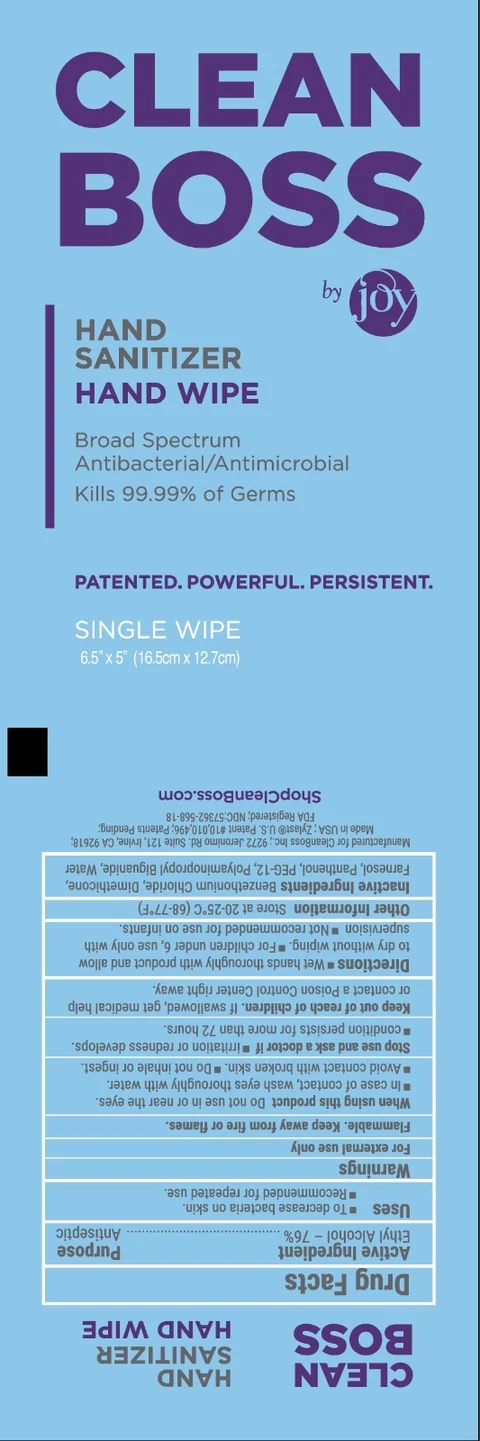 Hand Sanitizing Wipes packaging