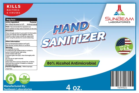 Hand Sanitizer packaging